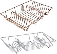 DISH DRAINER CHROME SINK RACK