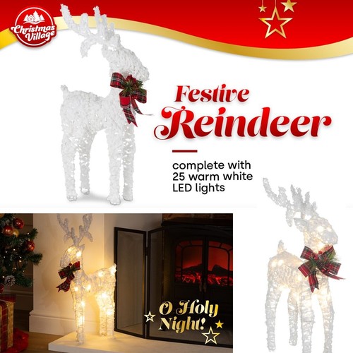 Light christmas reindeer - christmas,