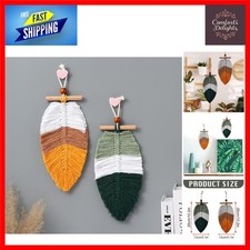 Chic Leaf Macrame Wall Hanging