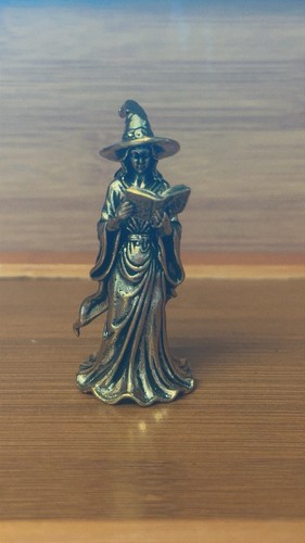 New vintage brass witch - new,