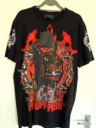Philipp plein men black dog - black,