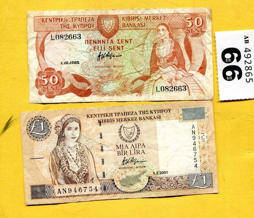 Banknotes cyprus - of,