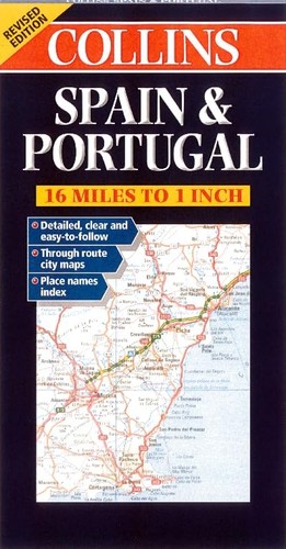 Road map spain and - map,