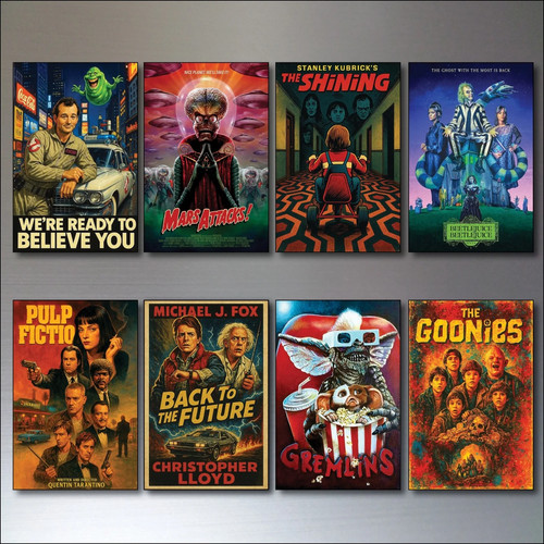 Set vintage film poster - vintage,