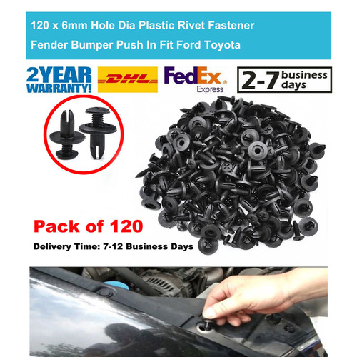 120x6mm car plastic - car, rivets