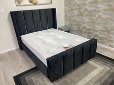 Soft Plush Wingback Gold