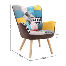 Wing Back Lounge Chair Fabric