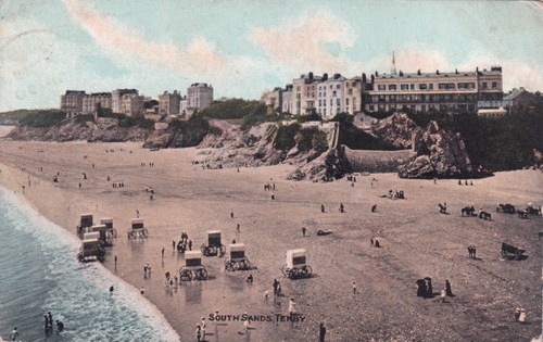 Tenby south sands - tenby.,