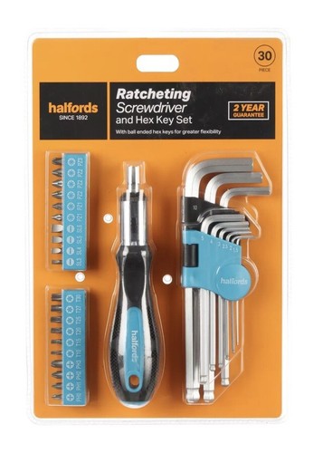 Halfords piece ratcheting - 30,