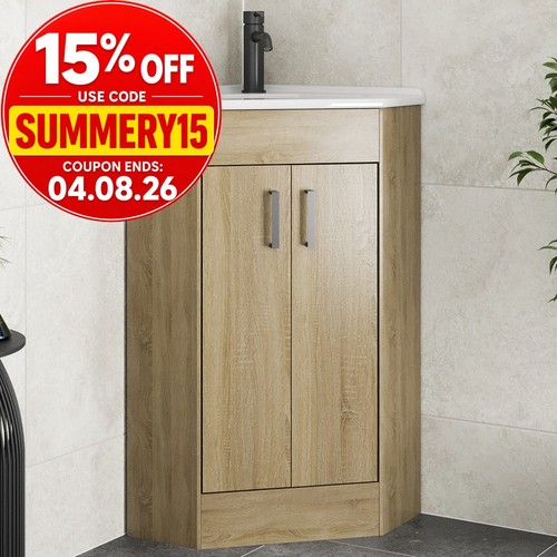 Bathroom double door corner - double,