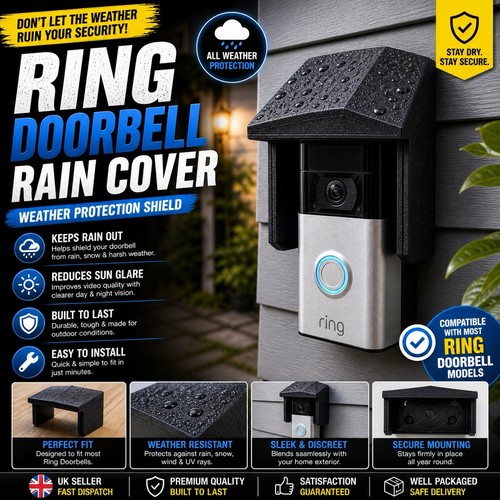 Ring doorbell rain cover - ring,