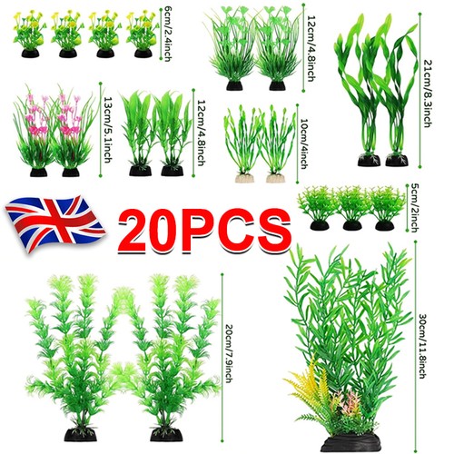 20pcs aquarium plants - plants,, green