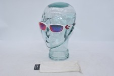 Oakley Straight Jacket Sunglasses White Red Iridium Lens with Soft Case