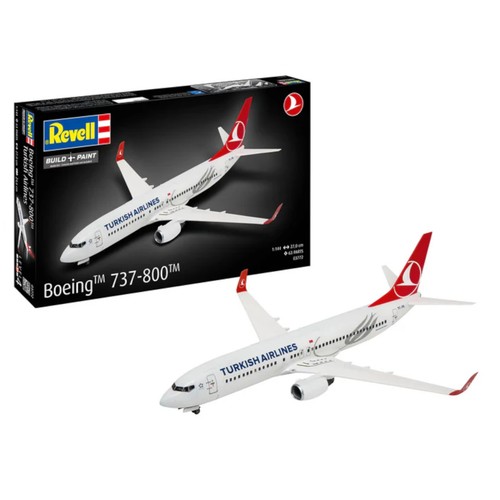 Revell boeing 737 800 turkish - revell, 737-800