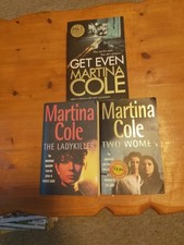 3 MARTINA COLE JOBLOT BUNDLE-LADYKILLER,GET EVEN,TWO WOMEN