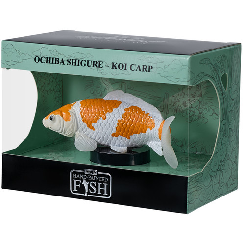 Koi fish figurine - koi, autumnal