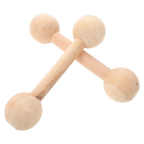 Toddler dumbbells set - set, wooden
