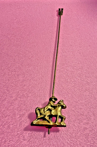 Vintage brass rider - vintage,