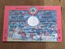 TICKET 1993/94 Man City v