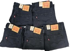 Levi's 512 Mens Slim Taper Fit Stretch Charcoal Grey Denim Jeans All Sizes