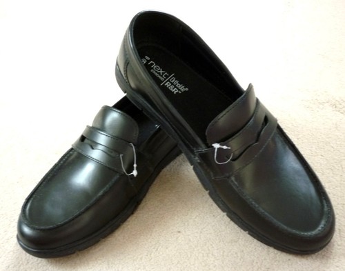 Next black loafers size 9 - black,