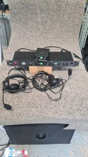 ASL Two Dual Channel Intercom System BS216 Master Station Belt pack 2x headsets 
