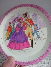 60s 70s Vintage Mackintosh's Quality Street Sweet Toffee Tin Crinoline Lady