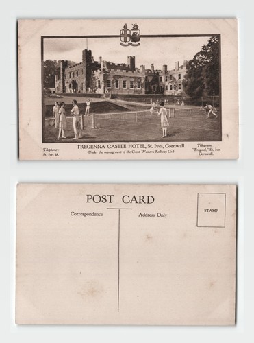 Postcard tregenna castle - postcard,