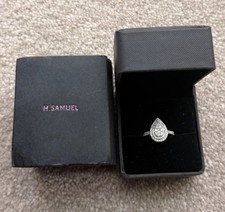 H Samuel 9Ct White Gold 0.5ct