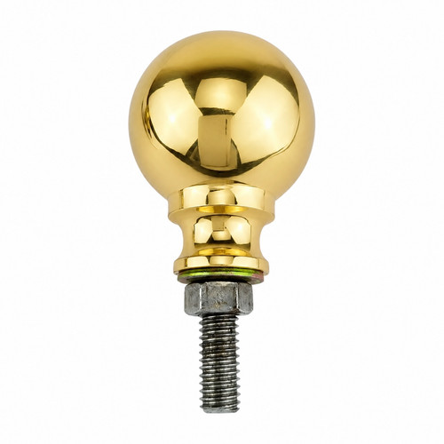 Solid brass bed ball - solid,