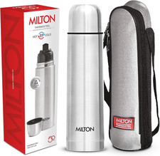 Milton Thermosteel Flip Lid Flask 500, Double Walled Vacuum Insulated 500 ml