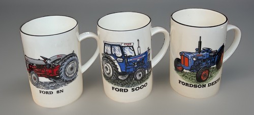 Tractor coffee mugs - x, by