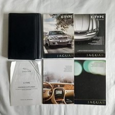 2007-2009 JAGUAR X TYPE OWNERS MANUAL HANDBOOK DRIVER GUIDE & WALLET PACK