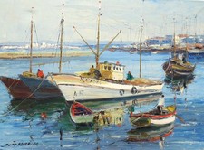 Vintage Oil painting on canvas