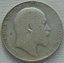 1909 King Edward VII Bare Head