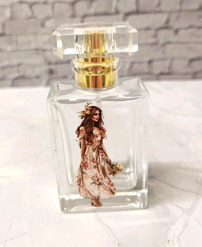 Clear glass lady with - clear,
