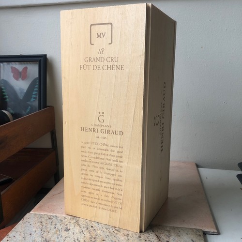 Henri giraud champagne bottle - henri,