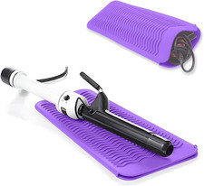 Heat Resistant Silicone Mat Pouch for Hair Straightener Flat Iron Curling Iron