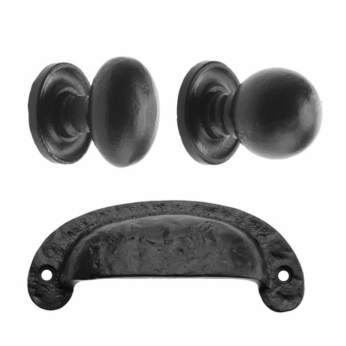 Cast iron black cabinet - cast,