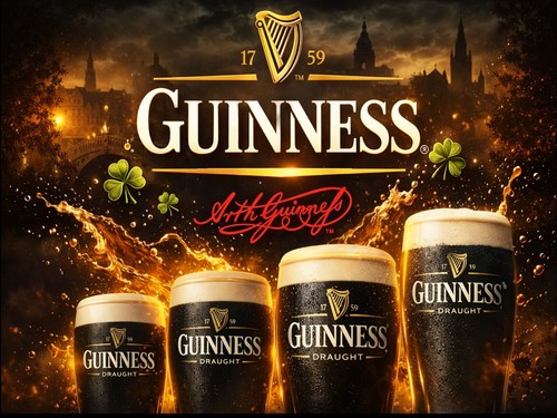 Guinness draught retro metal - draught,,