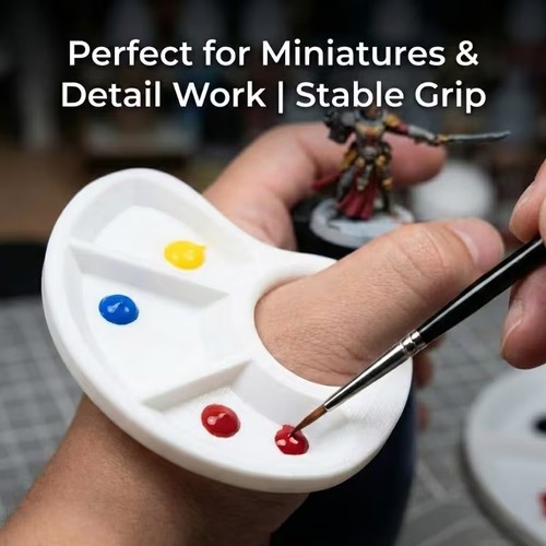 Printed thumb paint palette - thumb,