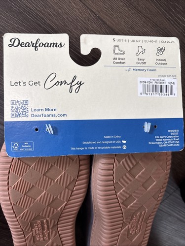 Dearfoam slippers mens size - mens,