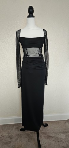 Black long sleeve dress size - size, l