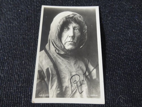 Roald amundsen postcard - postcard, with
