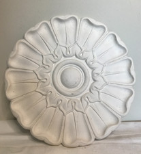 Plaster ceiling rose. Decorative roundel or rose ceiling or wall. 24cm