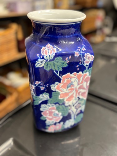 Large colbolt blue and - and, pink