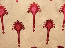 Ikat Embroidered Curtain