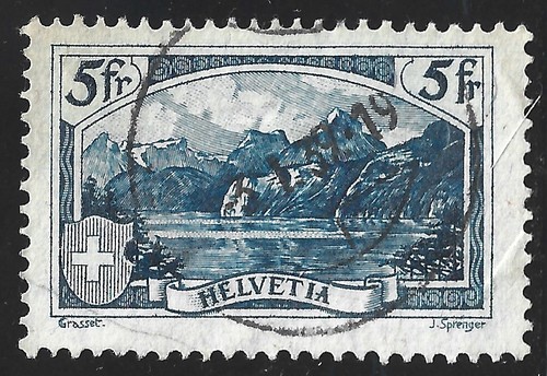 Switzerland scott 206 5fr - switzerland,,