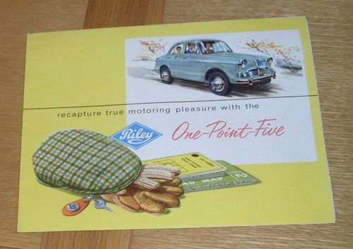 Riley one point five - five, brochure