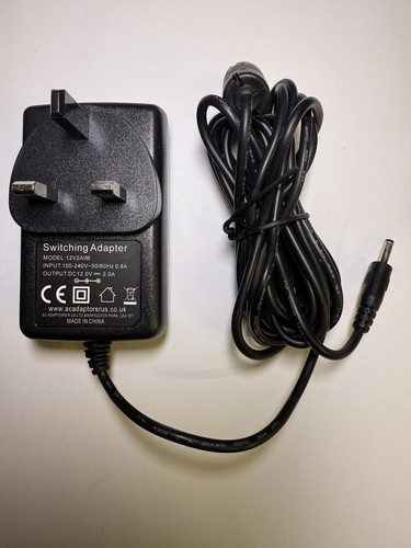 12v adaptor charger dc - 12v, ac-dc